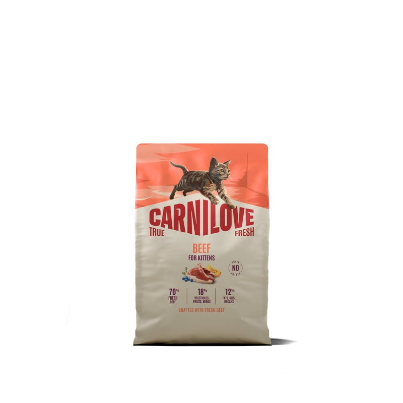 Carnilove Cat True Fresh Kitten, briketi - govedina - 2 kg