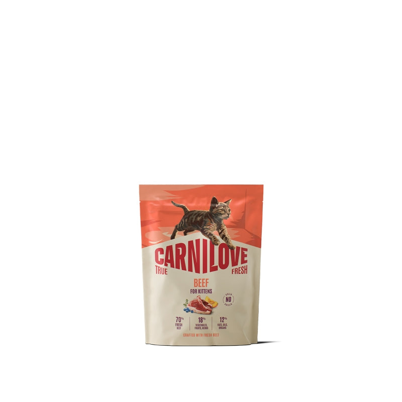 Carnilove Cat True Fresh Kitten, briketi - govedina - 400 g
