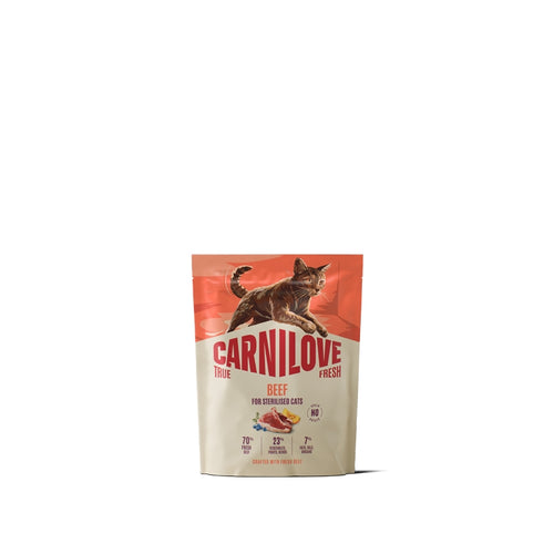 Carnilove Cat True Fresh Adult Sterilised, briketi - govedina - 400 g