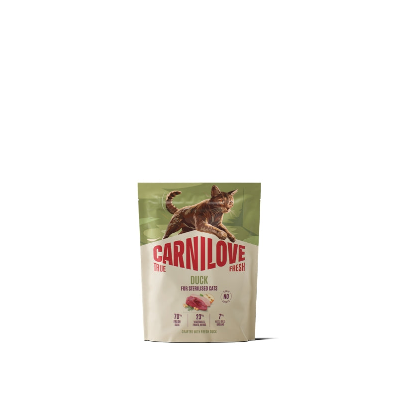 Carnilove Cat True Fresh Adult Sterilised, briketi - raca - 400 g
