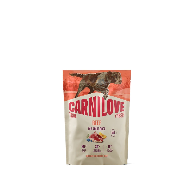 Carnilove Dog True Fresh Adult, briketi - govedina - 1,5 kg