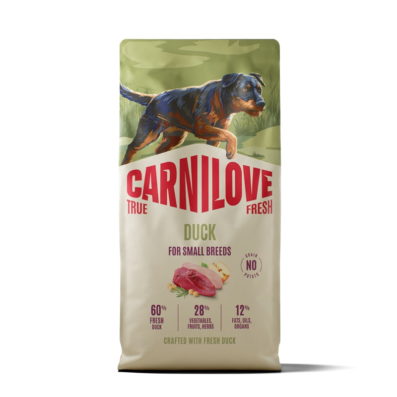Carnilove Dog True Fresh Adult Mini, briketi - raca - 12 kg