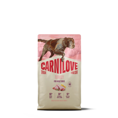 Carnilove Dog True Fresh Adult, briketi - puran - 4 kg