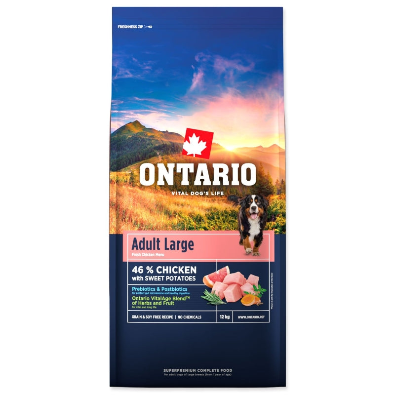 Ontario Adult Large - piščanec in sladki krompir