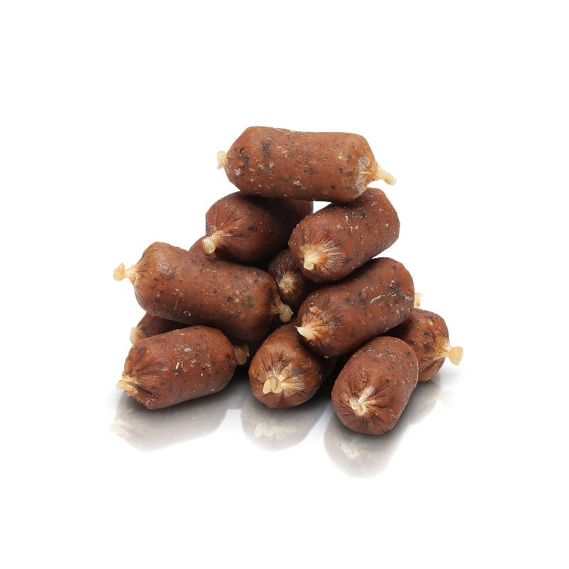 Essential Foods Finest pasje klobasice, losos in peteršilj - 20 kos / 120 g