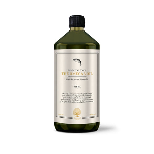 Essential Foods Omega 3 Refill olje, norveški losos - 1 L
