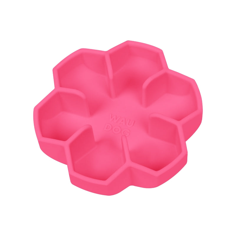 Waudog posoda za počasno hranjenje Silicone, roza - 450 ml