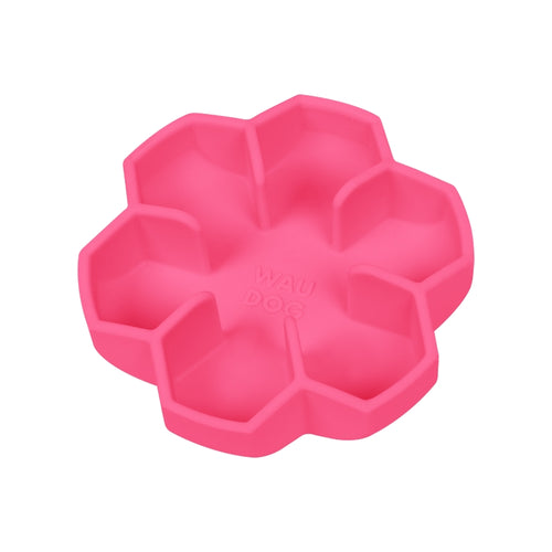 Waudog posoda za počasno hranjenje Silicone, roza - 450 ml