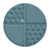 Waudog lizalna podloga (Lick Mat) Silicone, sivo-modra - 21 x 21 x 3 cm
