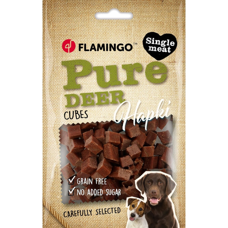 Flamingo Hapki Pure posladek kocke, divjačina - 85 g