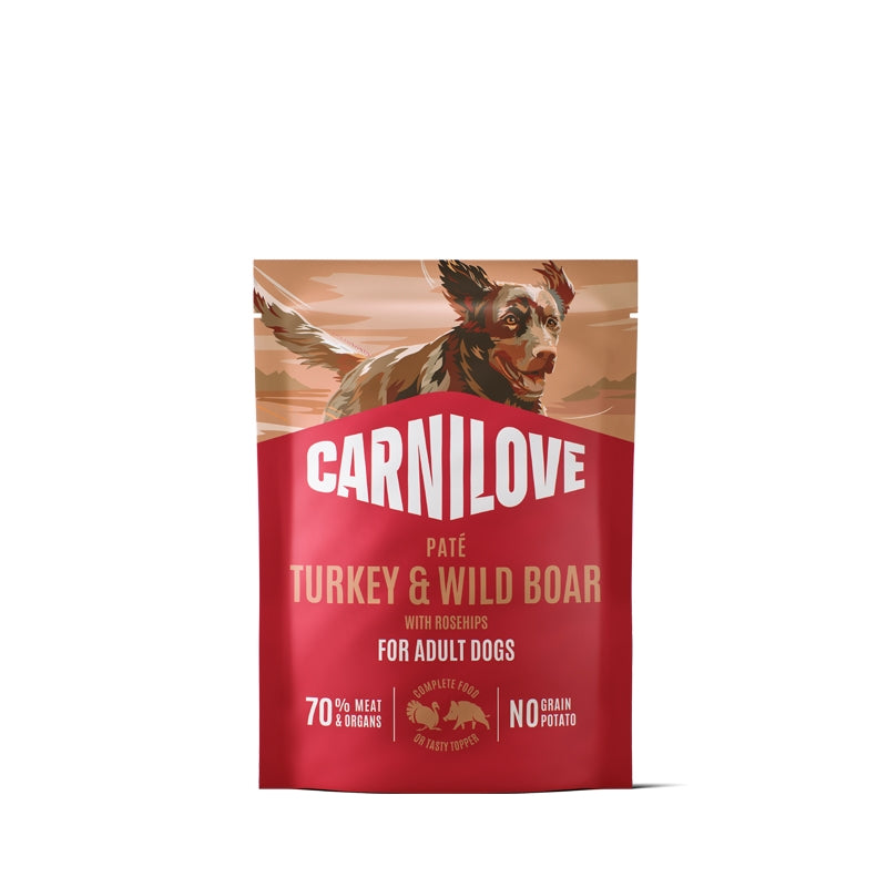 Carnilove Dog Adult vrečka, pate - puran in divja svinja - 300 g