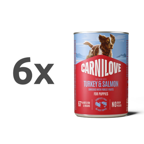 Carnilove Dog Puppy konzerva, pate - raca in fazan - 400 g - 6 x 400 g