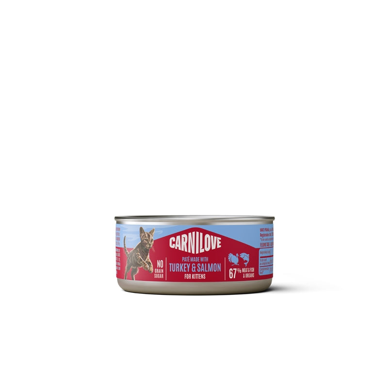 Carnilove Cat Kitten konzerva, pate - puran in losos - 100 g