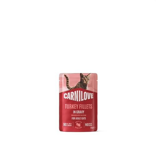 Carnilove Cat Adult vrečka, koščki v omaki - puran - 85 g