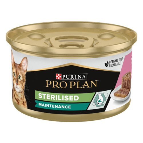 Purina Pro Plan Cat Adult Sterilised Maintenance pašteta, konzerva - losos - 85 g - 85 g