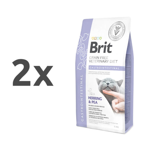 Brit GF Veterinarska dieta za mačke - Gastrointestinal - 2 x 5 kg