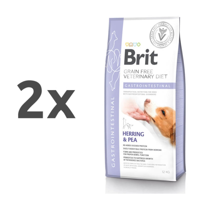 Brit GF Veterinarska dieta za pse - Gastrointestinal - 2 x 12 kg