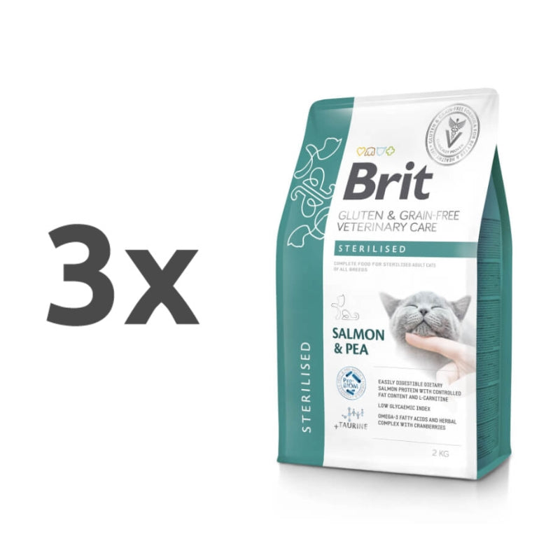 SN - VPT BRIT GF VET. CARE ZA MAČKE STERILISED - 3 x 2 kg