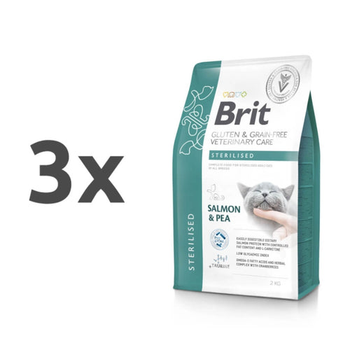 SN - VPT BRIT GF VET. CARE ZA MAČKE STERILISED - 3 x 2 kg