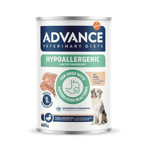 Advance veterinarska dieta za pse Hypoallergenic, konzerva - raca - 400 g - 400 g