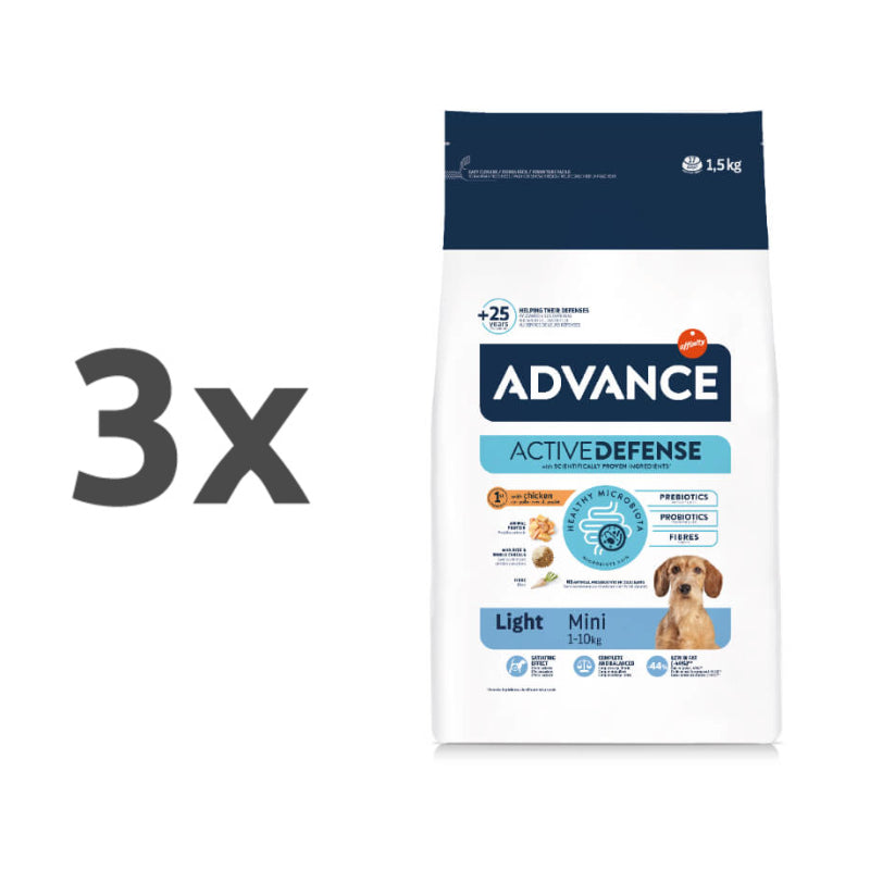 Advance Adult Mini Light - piščanec - 3 x 1,5 kg
