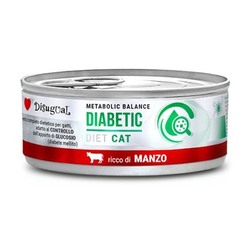 Disugual Cat veterinarska dieta Metabolic Balance Diabetic, govedina - 85 g