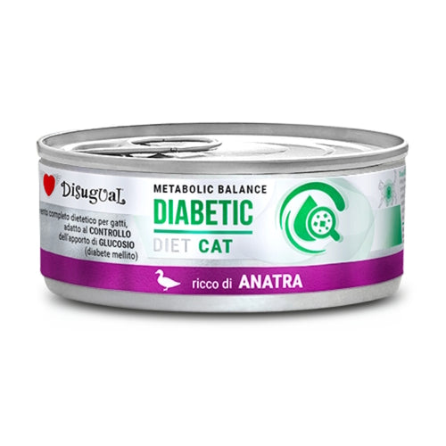 Disugual Cat veterinarska dieta Metabolic Balance Diabetic, raca - 85 g