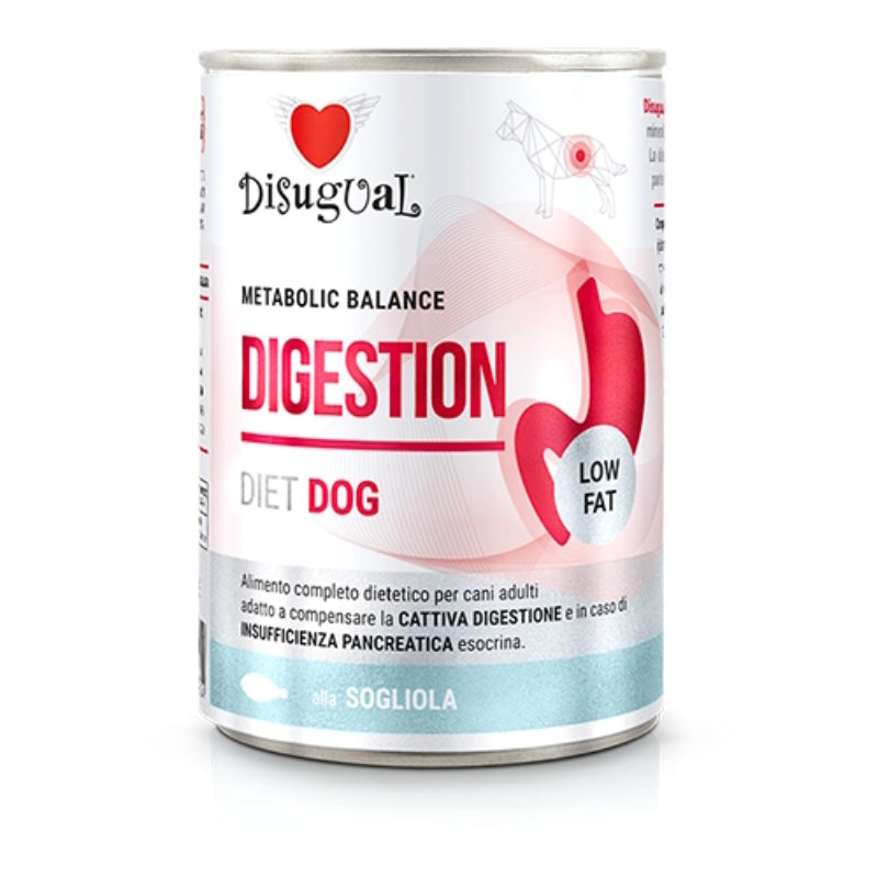Disugual Dog veterinarska dieta Metabolic Balance Digestion, bela riba - 400 g