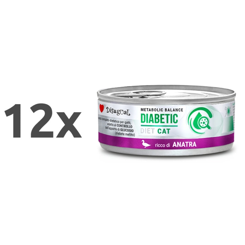 Disugual Cat veterinarska dieta Metabolic Balance Diabetic, raca - 85 g - 12 x 85 g