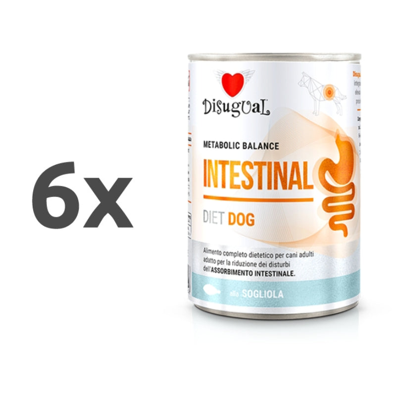Disugual Dog veterinarska dieta Metabolic Balance Intestinal, bela riba - 400 g - 6 x 400 g