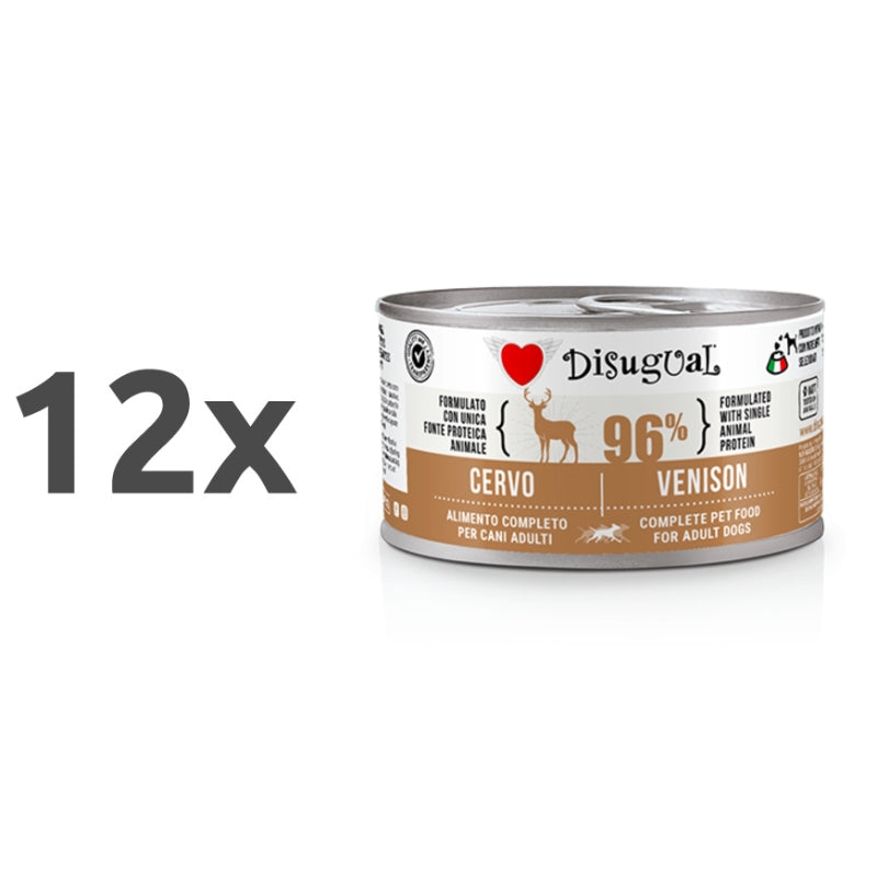 Disugual Dog Mono - divjačina - 12 x 150 g