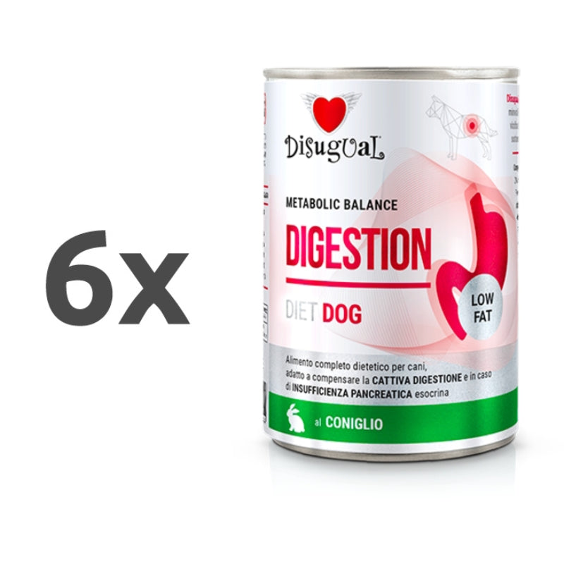 Disugual Dog veterinarska dieta Metabolic Balance Digestion, kunec - 400 g - 6 x 400 g