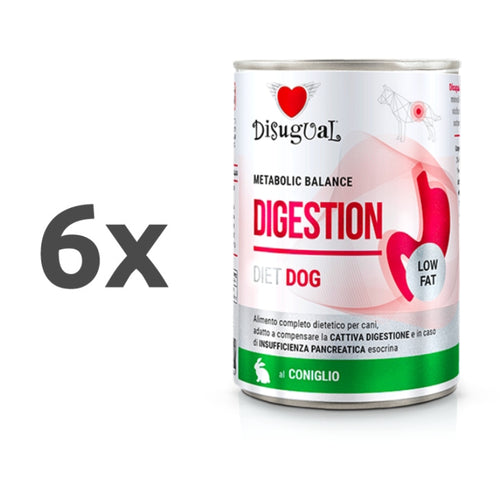 Disugual Dog veterinarska dieta Metabolic Balance Digestion, kunec - 400 g - 6 x 400 g