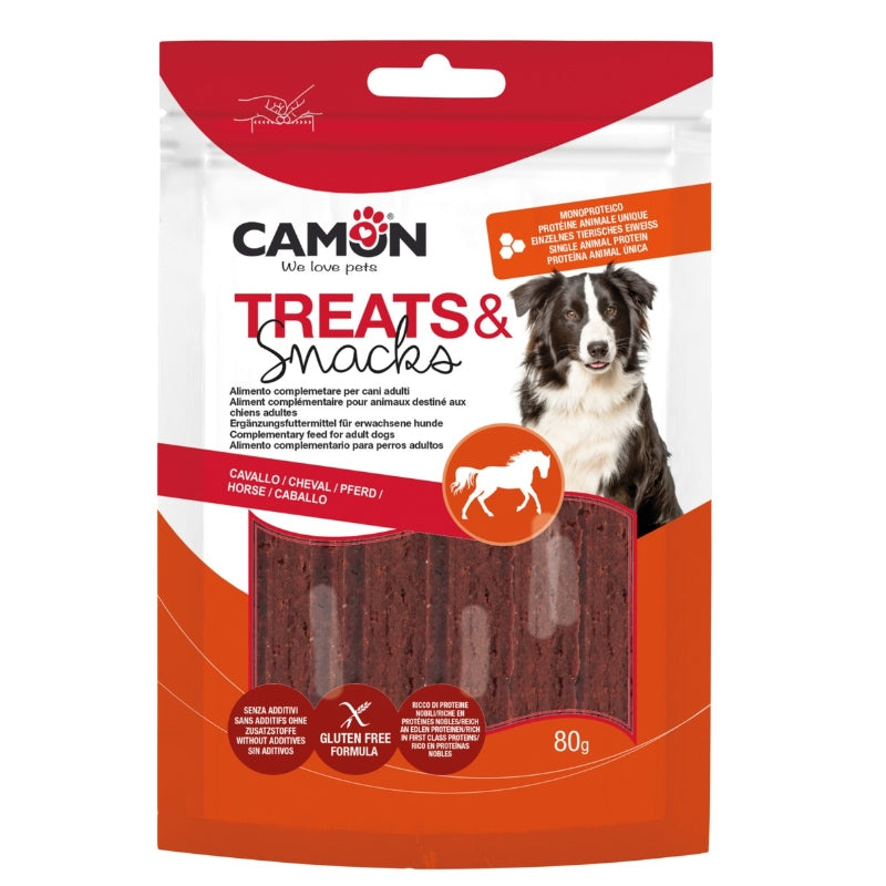 Camon Treats&Snacks posladek jerky, konj - 80 g