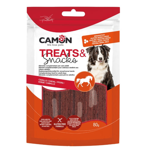 Camon Treats&Snacks posladek jerky, konj - 80 g