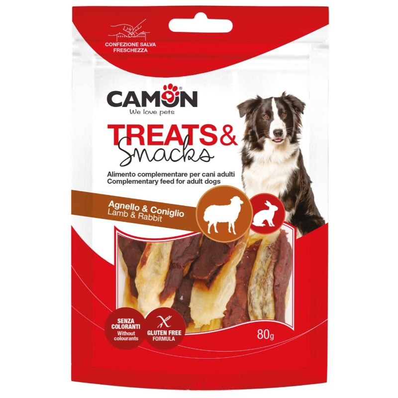 Camon Treats&Snacks posladek kunčji uhlji z jagnjetino - 80 g