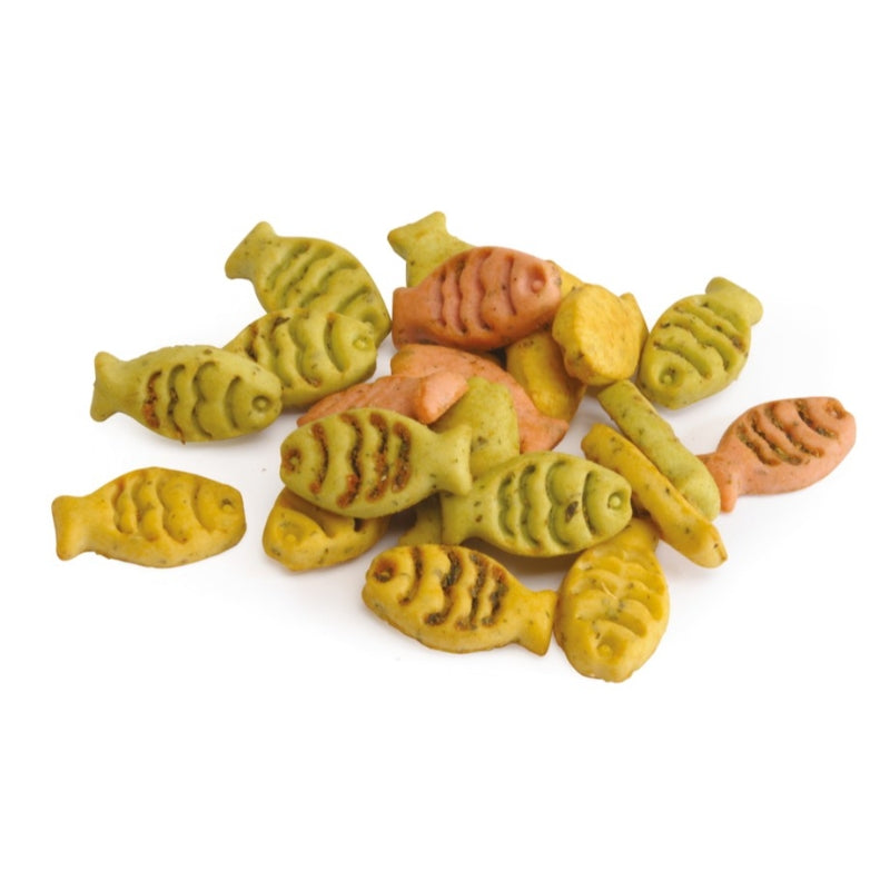 Camon BiscoCat Snacks piškotki v obliki ribic za mačke, piščanec in losos - 40 g