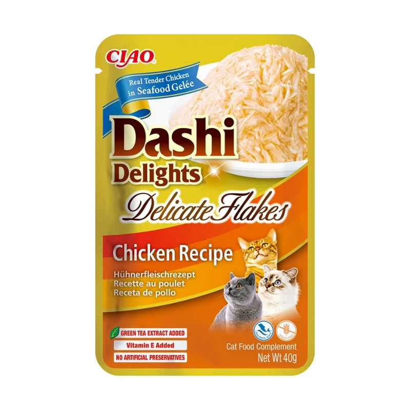 Inaba Cat Dashi Delights koščki v juhi, piščanec - 40 g - 40 g
