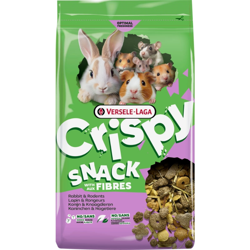 Versele-Laga Crispy Snack priboljšek za kunce in glodalce, vlaknine - 550 g