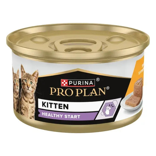 Purina Pro Plan Cat Kitten Healthy Start pašteta, konzerva - piščanec - 85 g
