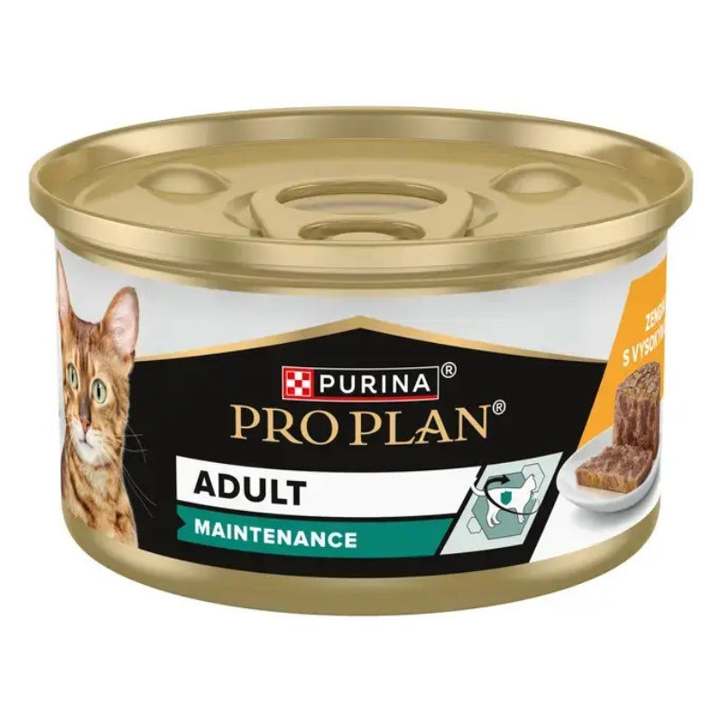 Purina Pro Plan Cat Adult Maintenance pašteta, konzerva - piščanec - 85 g