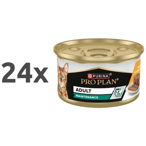 Purina Pro Plan Cat Adult Maintenance pašteta, konzerva - piščanec - 85 g - 24 x 85 g