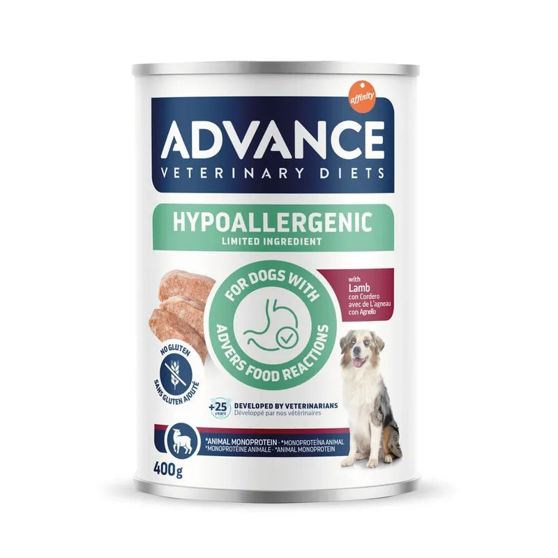 Advance veterinarska dieta za pse Hypoallergenic, konzerva - jagnjetina - 400 g