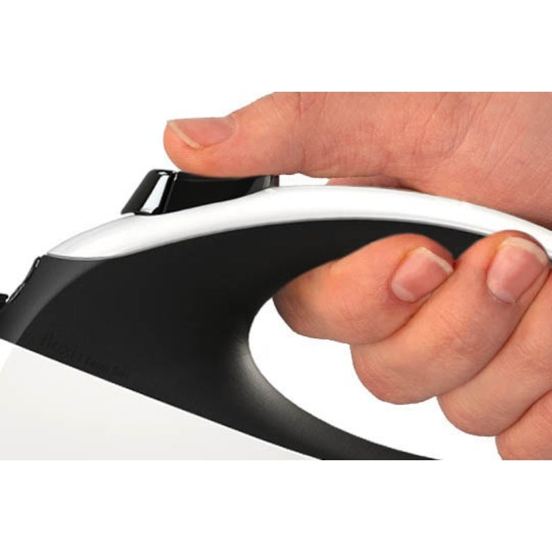 Flexi povodec One trak S, belo-črn - 5 m