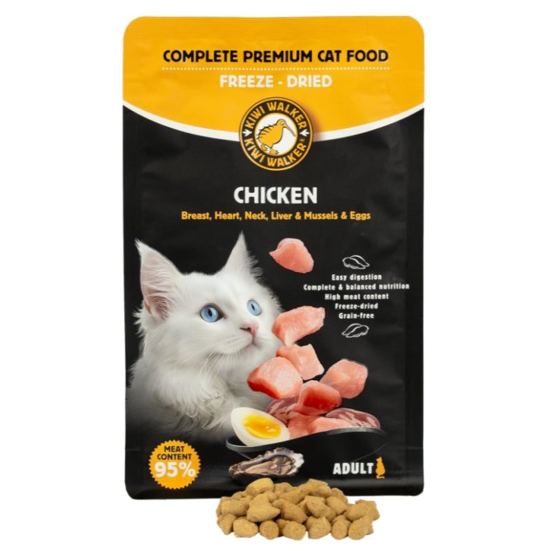 Kiwi Walker Freeze Dried hrana za odrasle mačke, piščanec - 150 g - 150 g