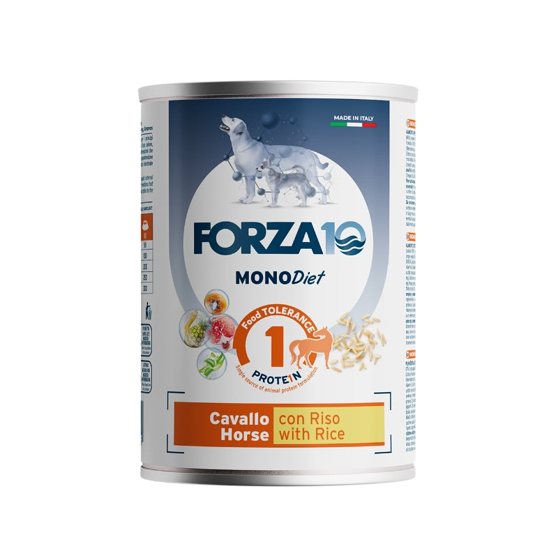 Forza10 MonoDiet mokra hrana za pse, konj in riž - 400 g - 400 g