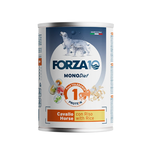 Forza10 MonoDiet mokra hrana za pse, konj in riž - 400 g - 400 g