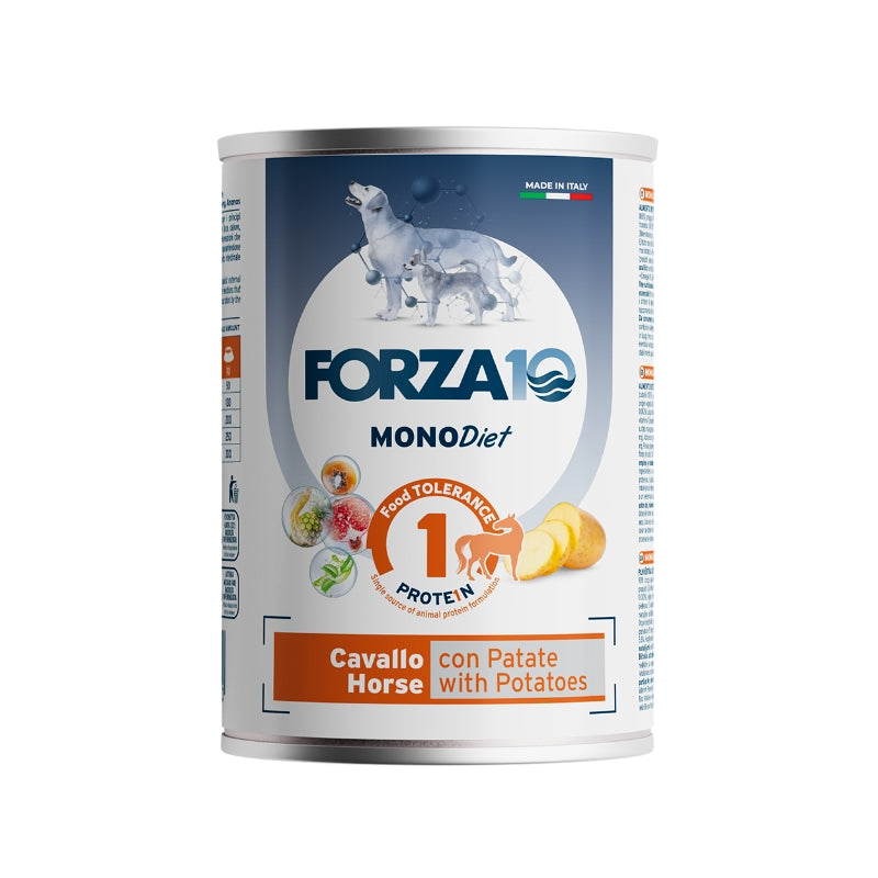Forza10 MonoDiet mokra hrana za pse, konj in krompir - 400 g