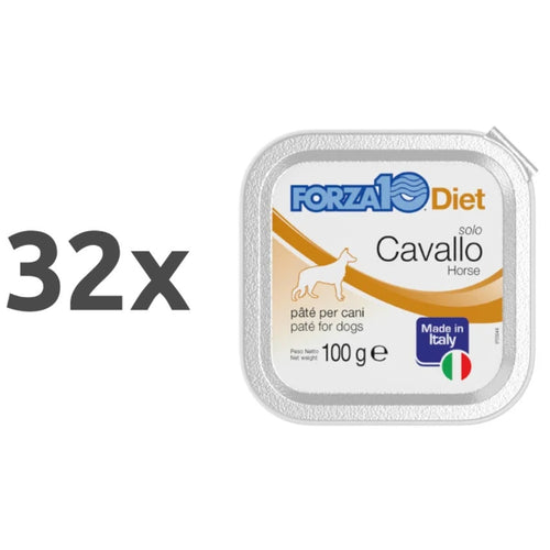 Forza10 MonoDiet mokra hrana za pse, konj - različne velikosti - 32 x 100 g