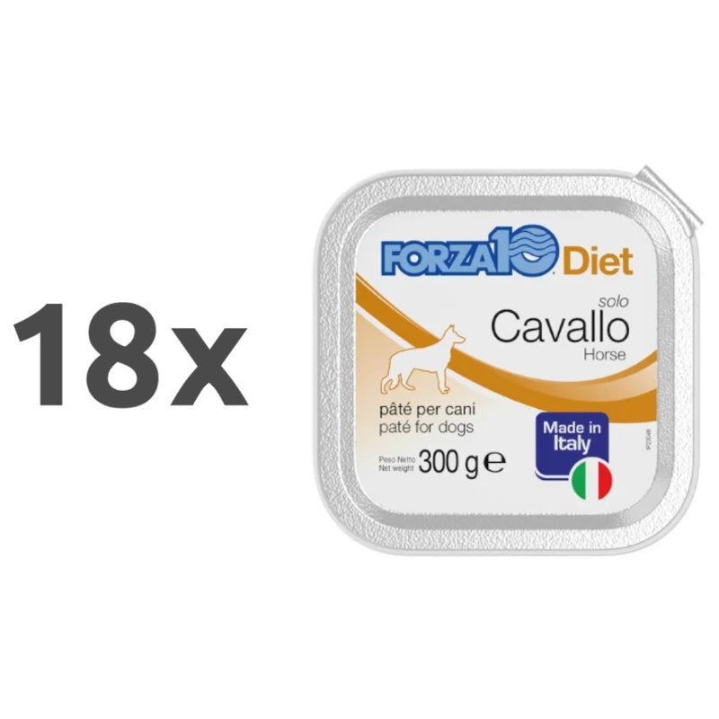Forza10 MonoDiet mokra hrana za pse, konj - različne velikosti - 18 x 300 g